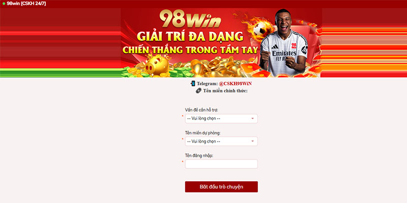 Chỉ dẫn cách xử lý tình huống khi có lỗi đăng nhập tại 98win